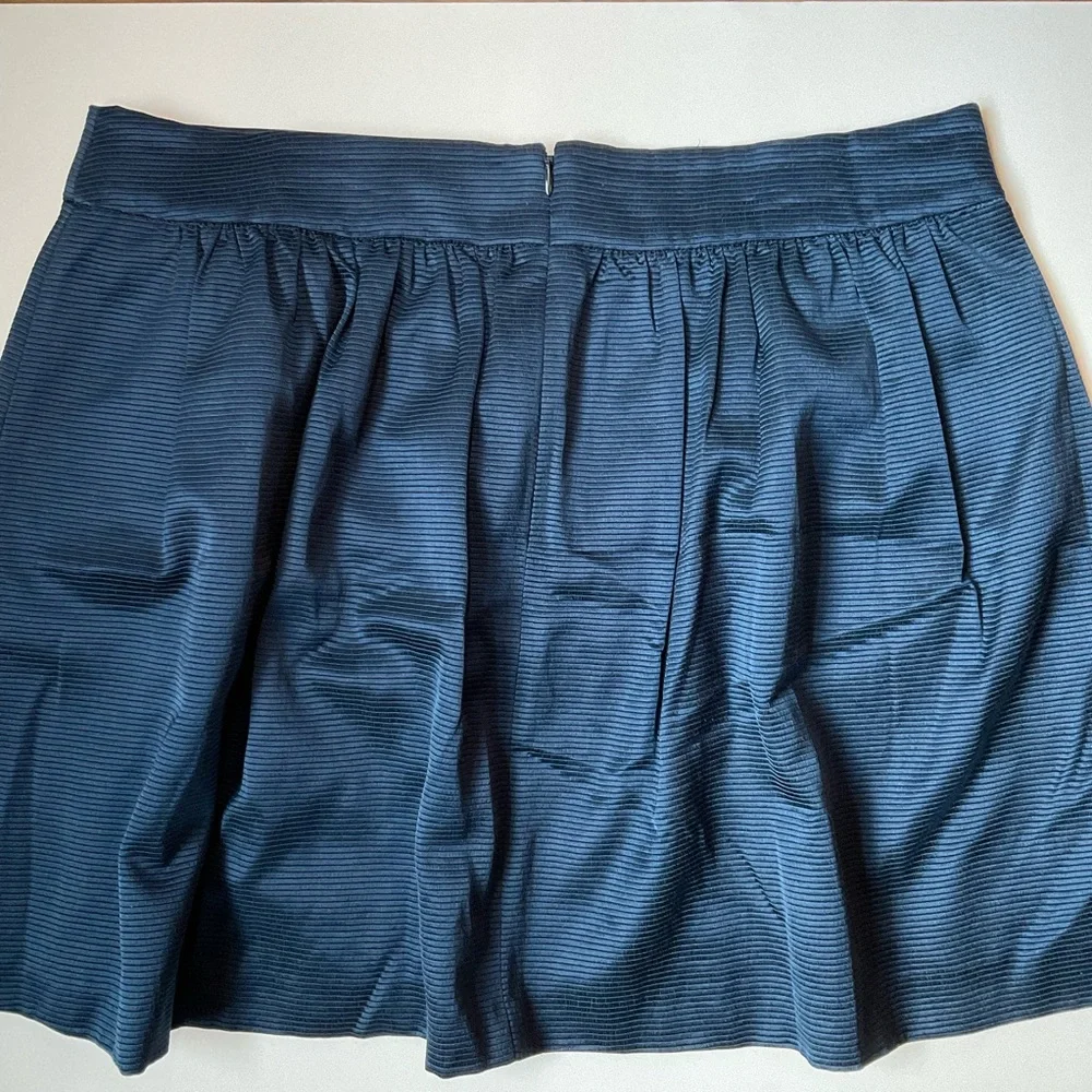 Banana Republic Navy Blue Pleated A-Line Mini Skirt - Picture 6 of 6